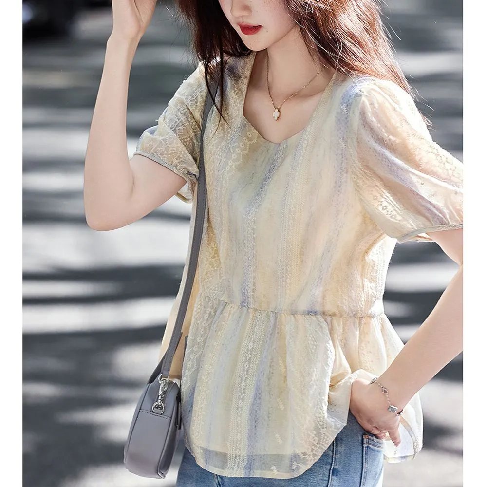 Women Formal Wear Korean - Women Korean Style Loose Puff Sleeve