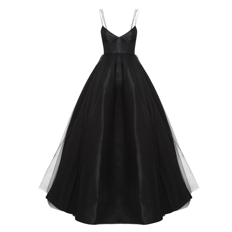 Elegant Spaghetti Strap Evenin - Women Formal Wear Dress ulasan dan harga