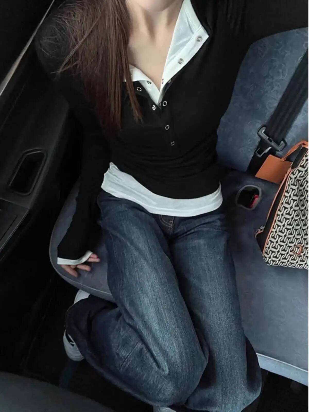 American Sle Henry Collar Long - Women'S Formal Evening Wear Tops ulasan dan harga