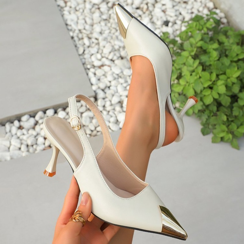 Women's Slingbacks Pointed Toe - Kitten Heel Women ulasan dan harga