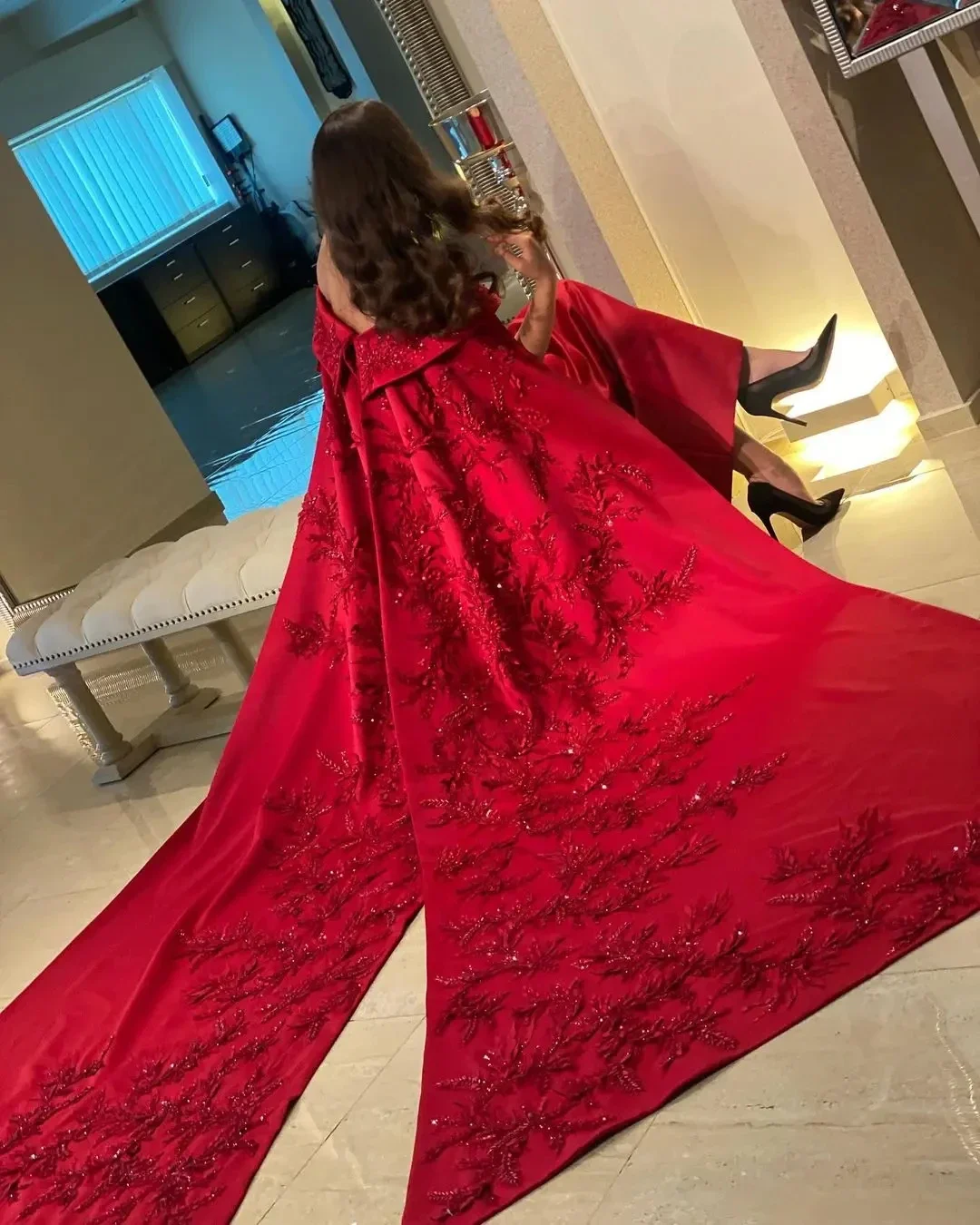 Customized Ankle Length Sheath - Women Formal Wear Dress ulasan dan harga