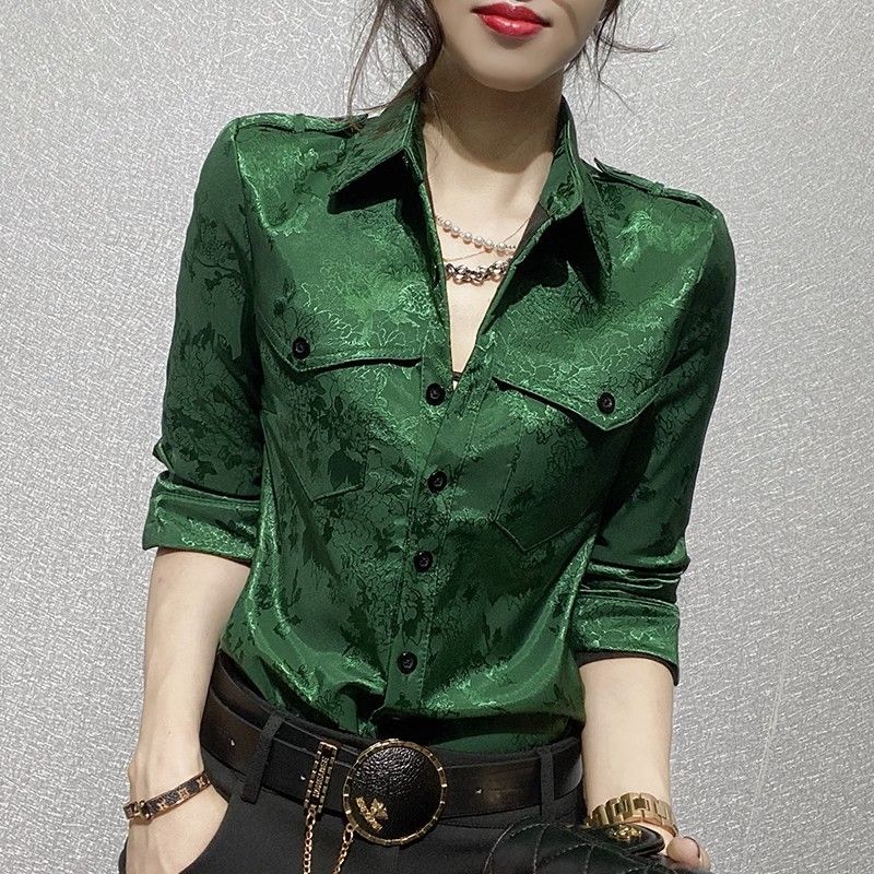 Female Tops Spring and Autumn  - Women Formal Wear Dress ulasan dan harga