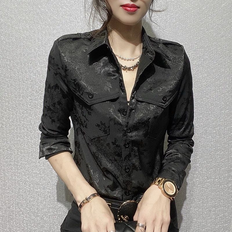 Female Tops Spring and Autumn  - Women Formal Wear Dress ulasan dan harga