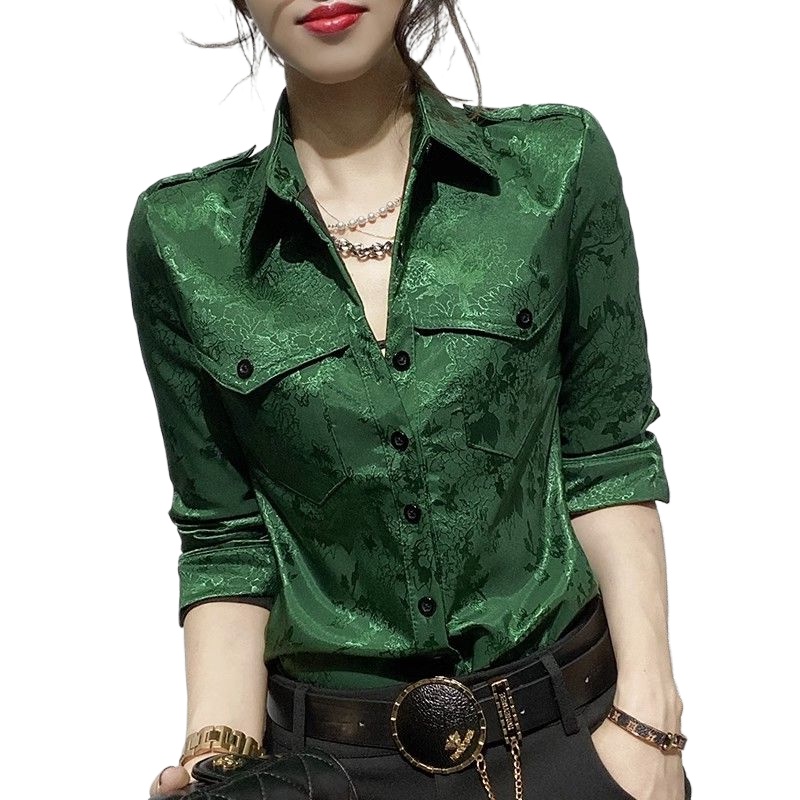 Female Tops Spring and Autumn  - Women Formal Wear Dress ulasan dan harga