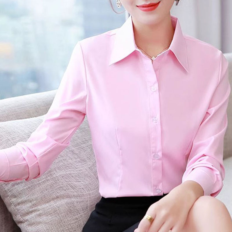 White Slim Fit Formal Office L - Women Formal Wear Korean ulasan dan harga