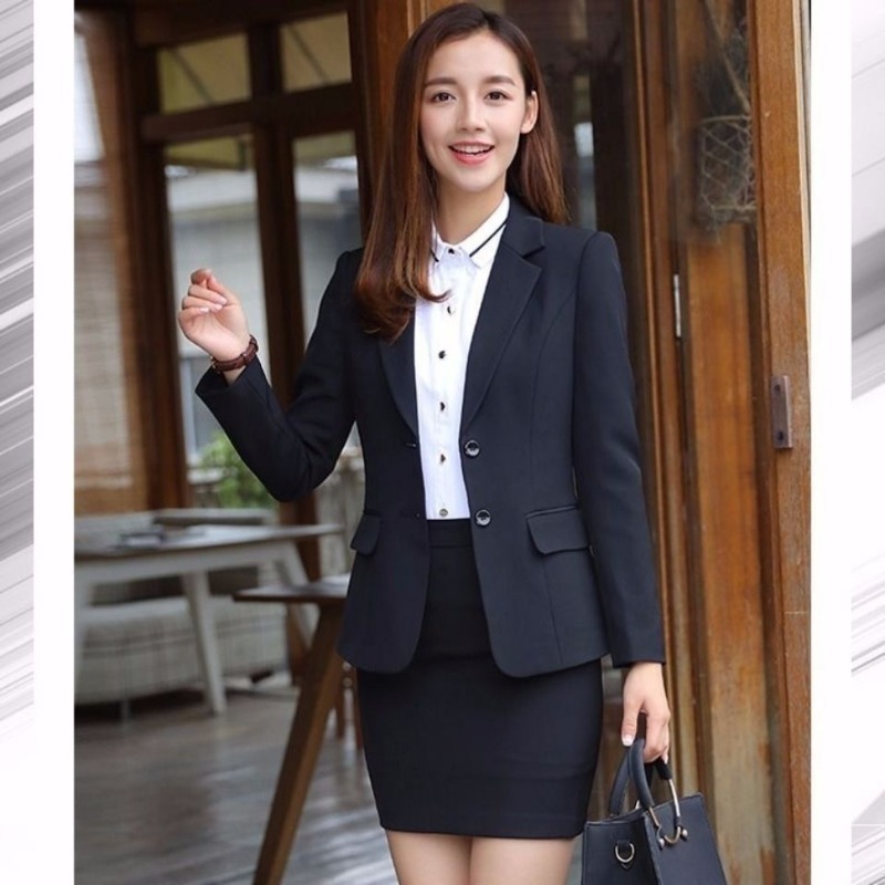 2026 New Blazer Femininity For - Women Formal Wear Korean ulasan dan harga