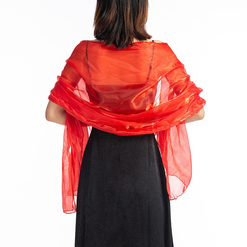 Elegant Solid Color Shawl for  - Women Formal Wear Dress ulasan dan harga