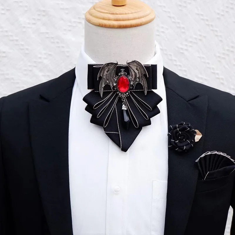 Men's Bow Tie Brooch Set Briti - Women Formal Wear Korean ulasan dan harga