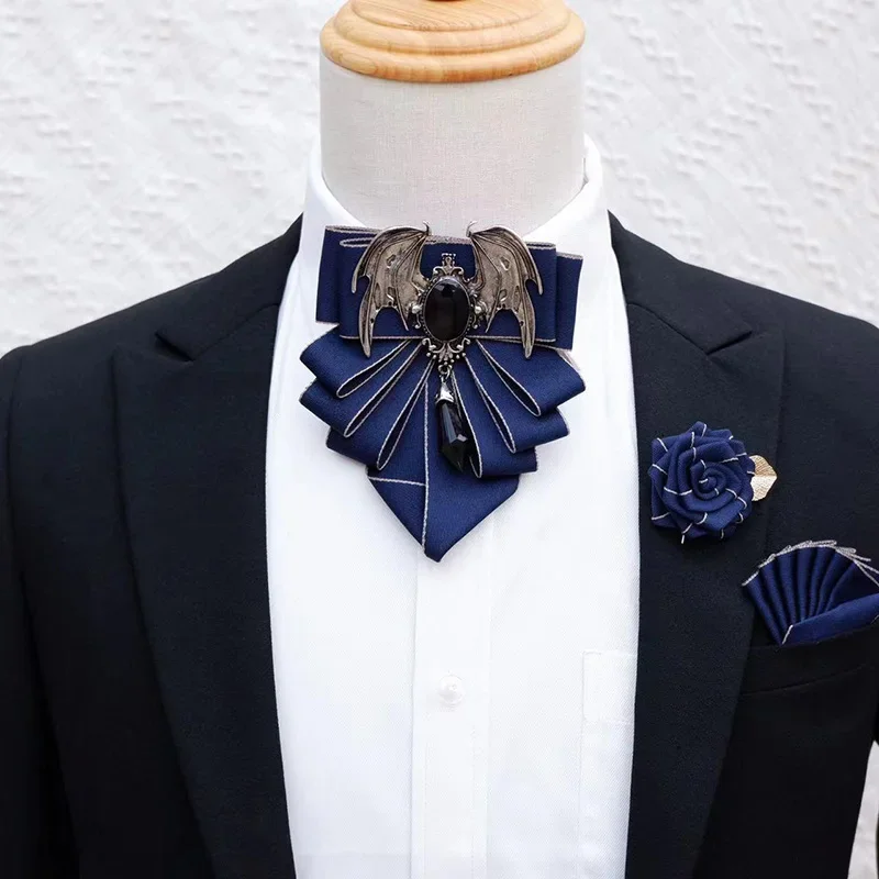 Men's Bow Tie Brooch Set Briti - Women Formal Wear Korean ulasan dan harga