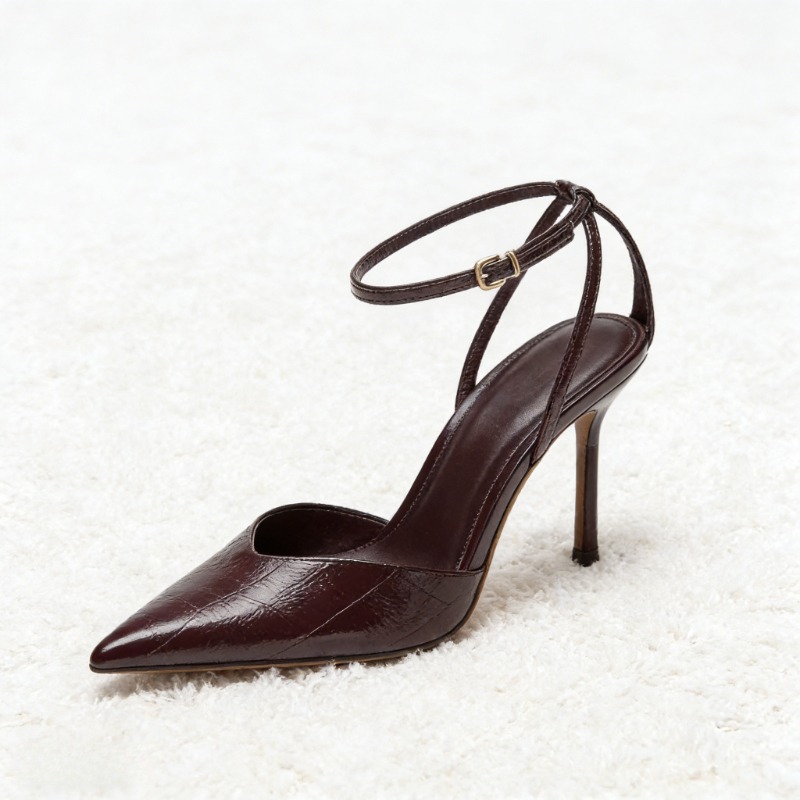 Designer Burgundy Red Ankle St - Women'S Red Formal Wear ulasan dan harga