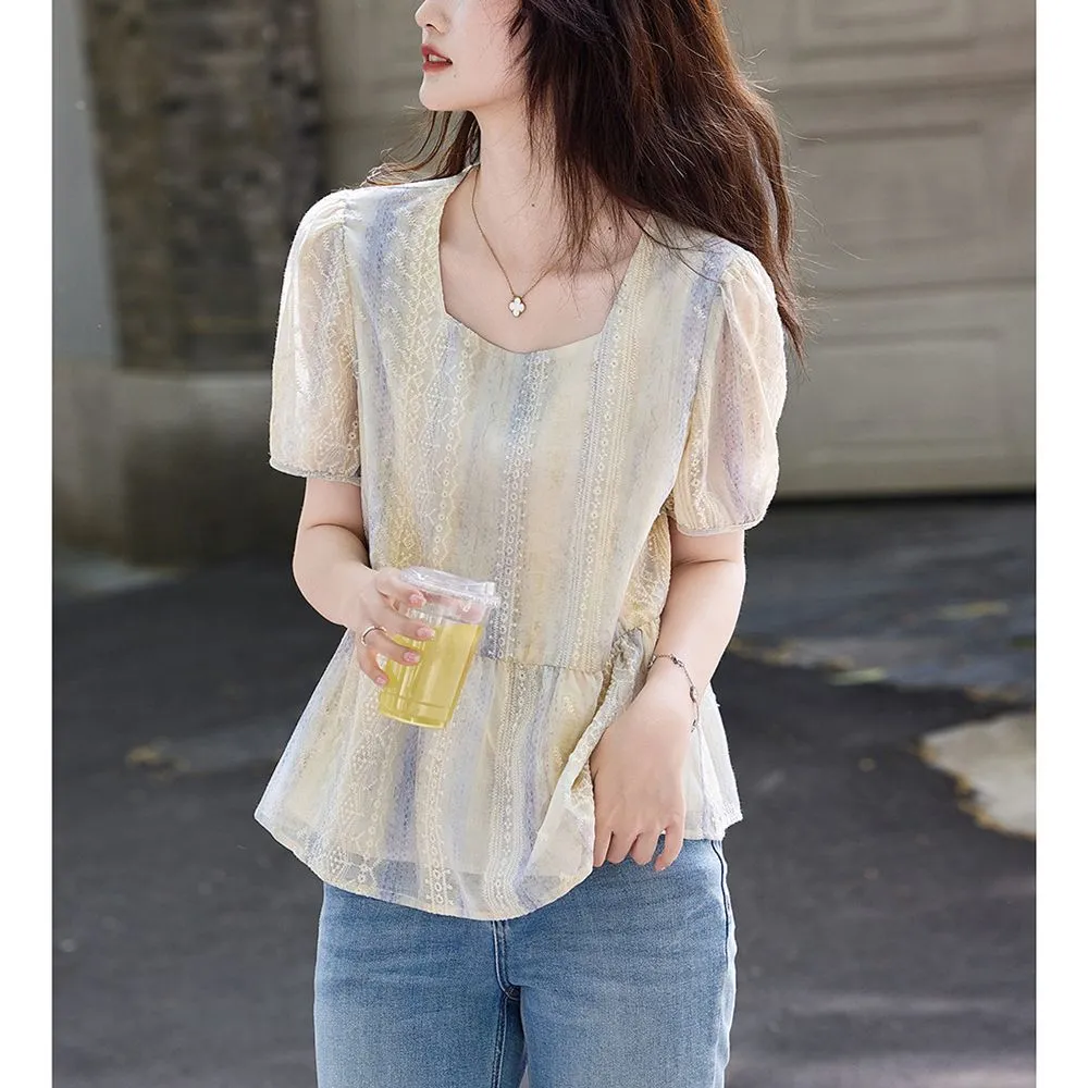 Women Korean Style Loose Puff  - Women Formal Wear Korean ulasan dan harga
