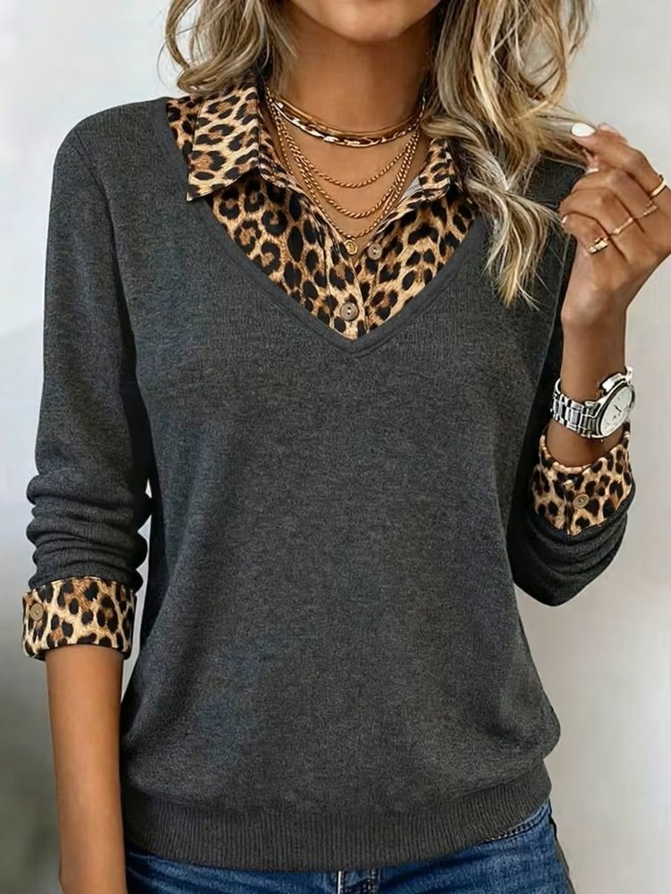 A Ladies' V-Neck Long-Sleeved  - Formal Wear Women Us ulasan dan harga