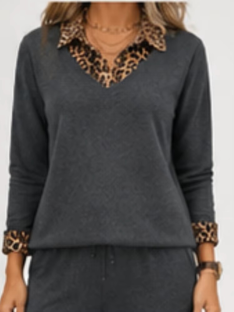 A Ladies' V-Neck Long-Sleeved  - Formal Wear Women Us ulasan dan harga