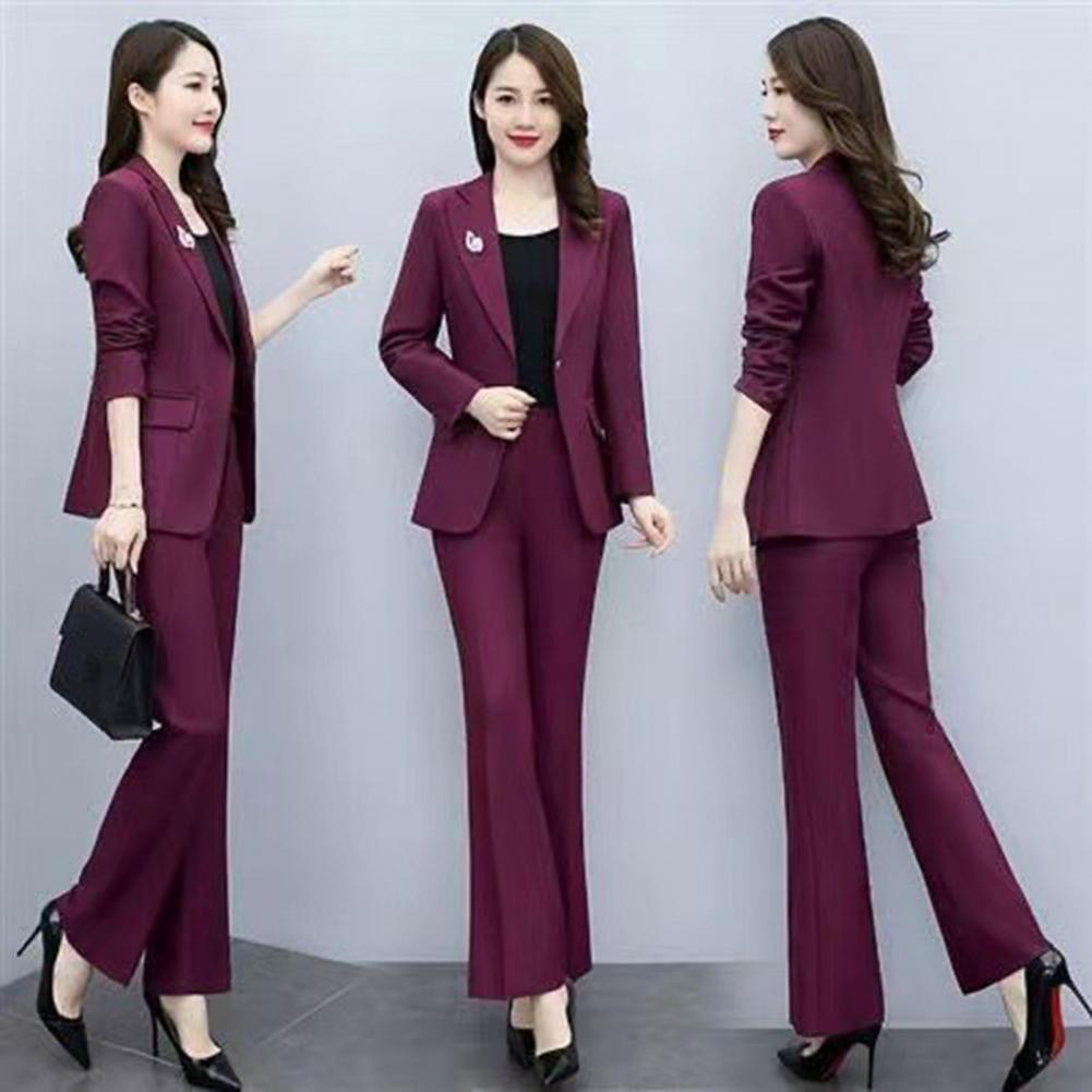 2 Pcs/Set Lady Formal Coat Pan - Formal Wear Women Us ulasan dan harga