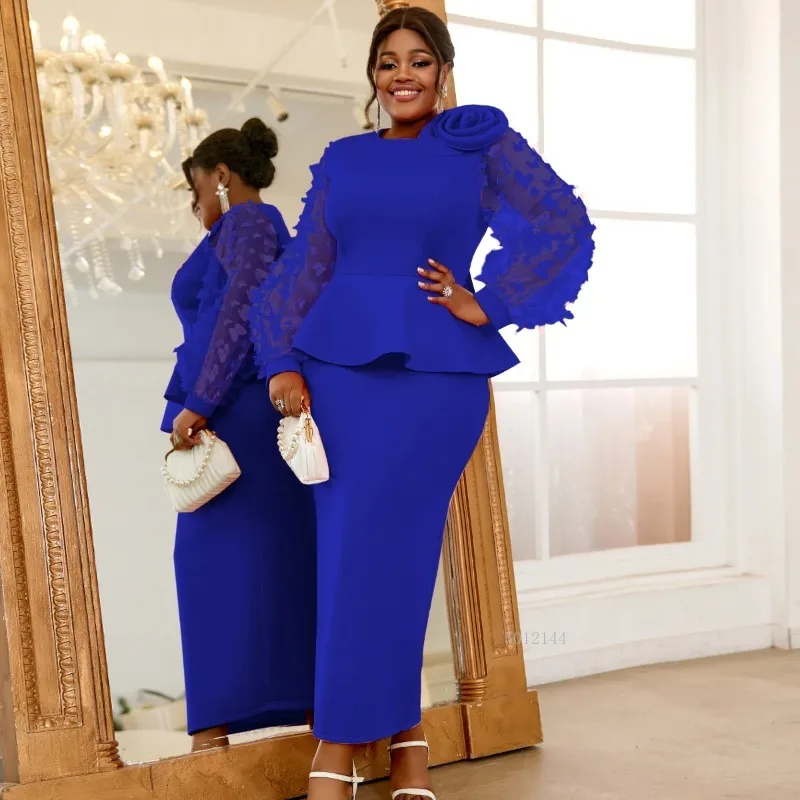 2025 Plus Size African Dresses - Women'S Red Formal Wear ulasan dan harga