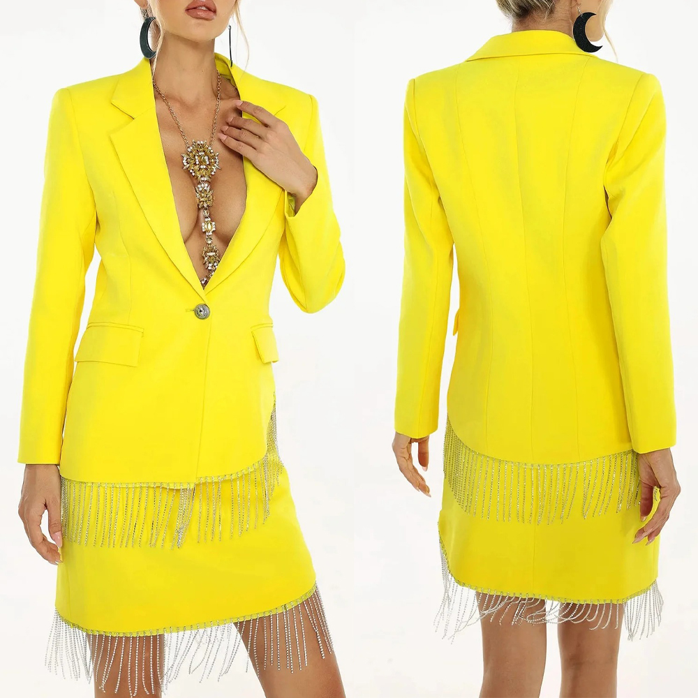 2 Pieces Bead Tassel Women Ski - Formal Wear Women Us ulasan dan harga