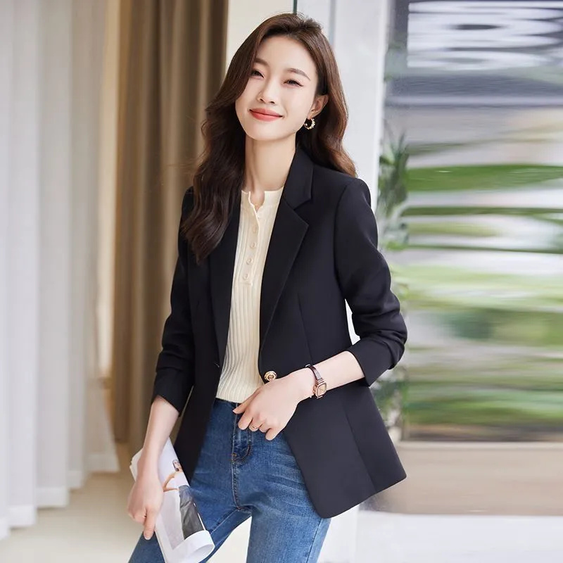 Korean Black Suit Jacket For W - Women Formal Wear Korean ulasan dan harga