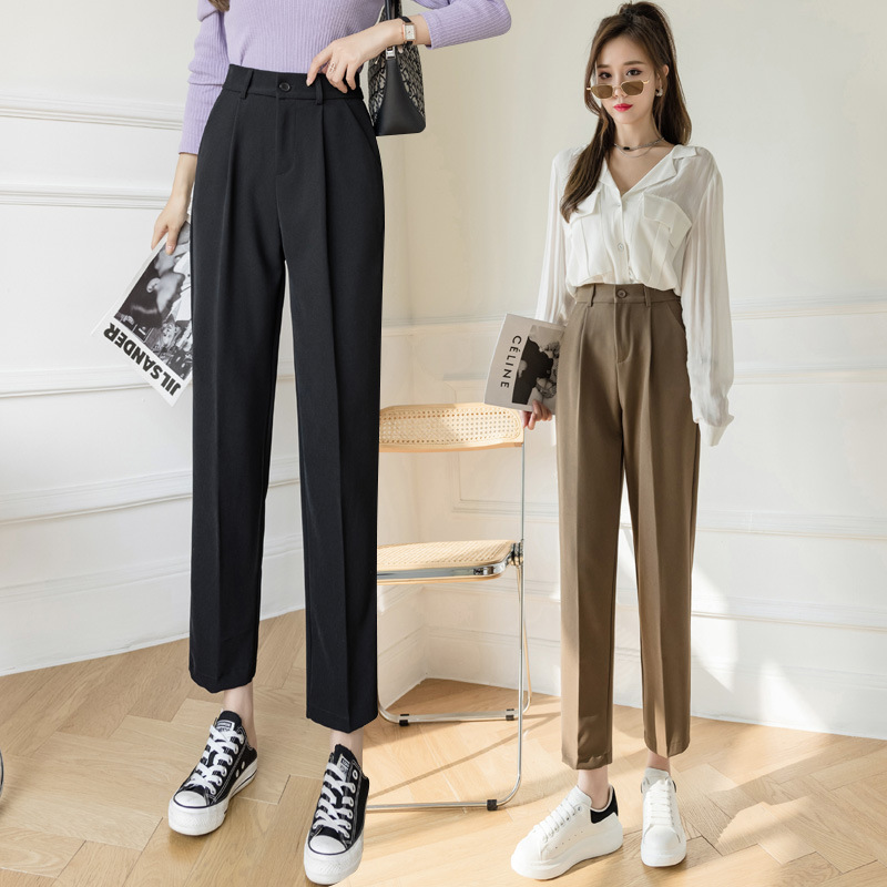 Female Chic Office Wear Straig - Women Formal Wear Korean ulasan dan harga