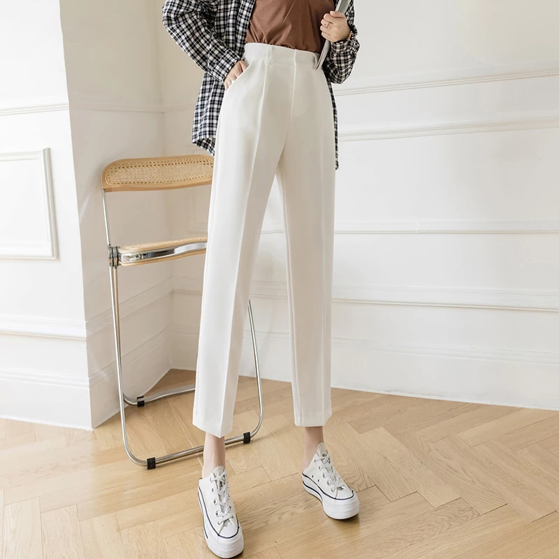 Female Chic Office Wear Straig - Women Formal Wear Korean ulasan dan harga