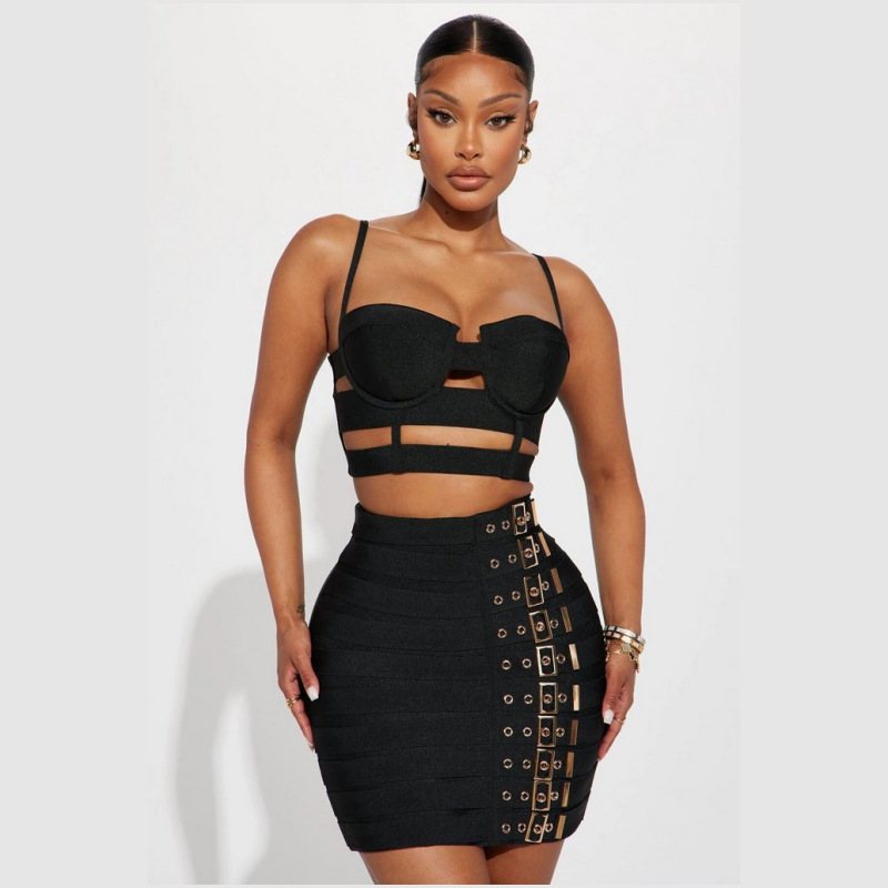Black White Bandage Women Prom - Women'S Formal Evening Wear Tops ulasan dan harga