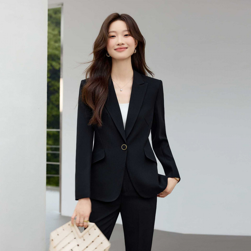 High-end Elegant Women's Suit  - Women Formal Wear White Shirt ulasan dan harga