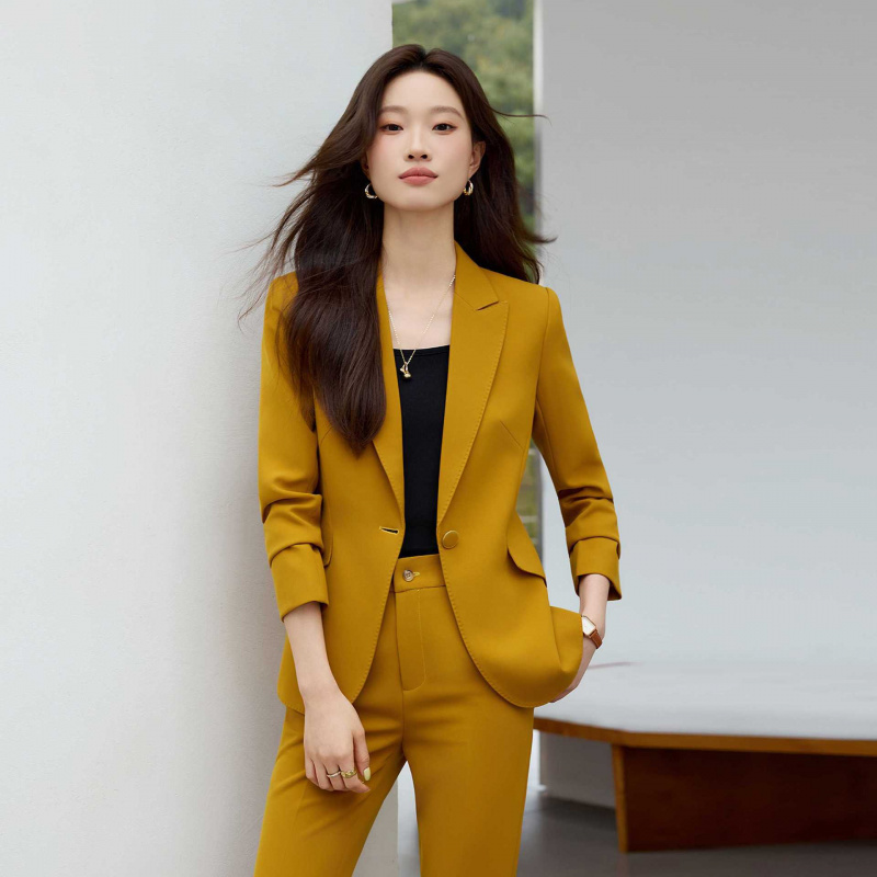 High-end Elegant Women's Suit  - Women Formal Wear White Shirt ulasan dan harga